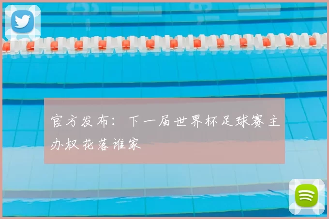 官方发布：下一届世界杯足球赛主办权花落谁家